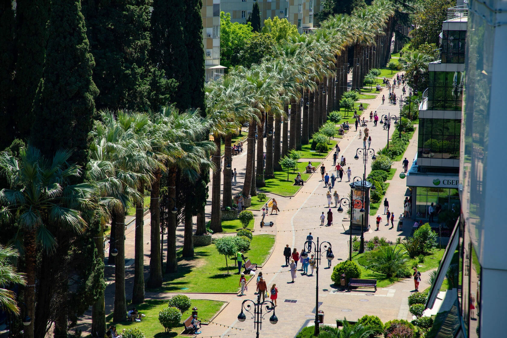 Пейзаж города Сочи